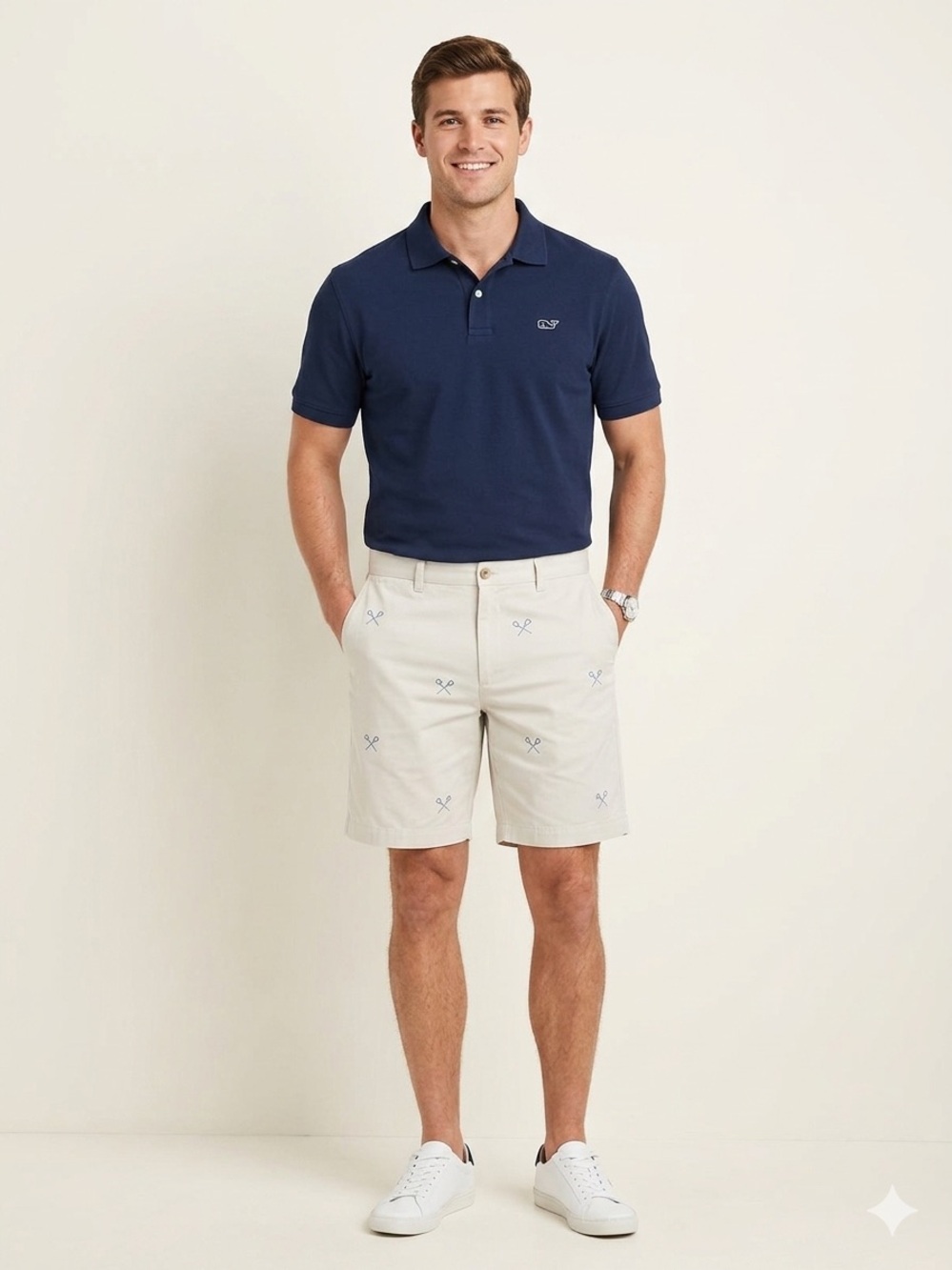 Vineyard Vines Men’s Shorts with Lacrosse Stick Embroidery. NWT